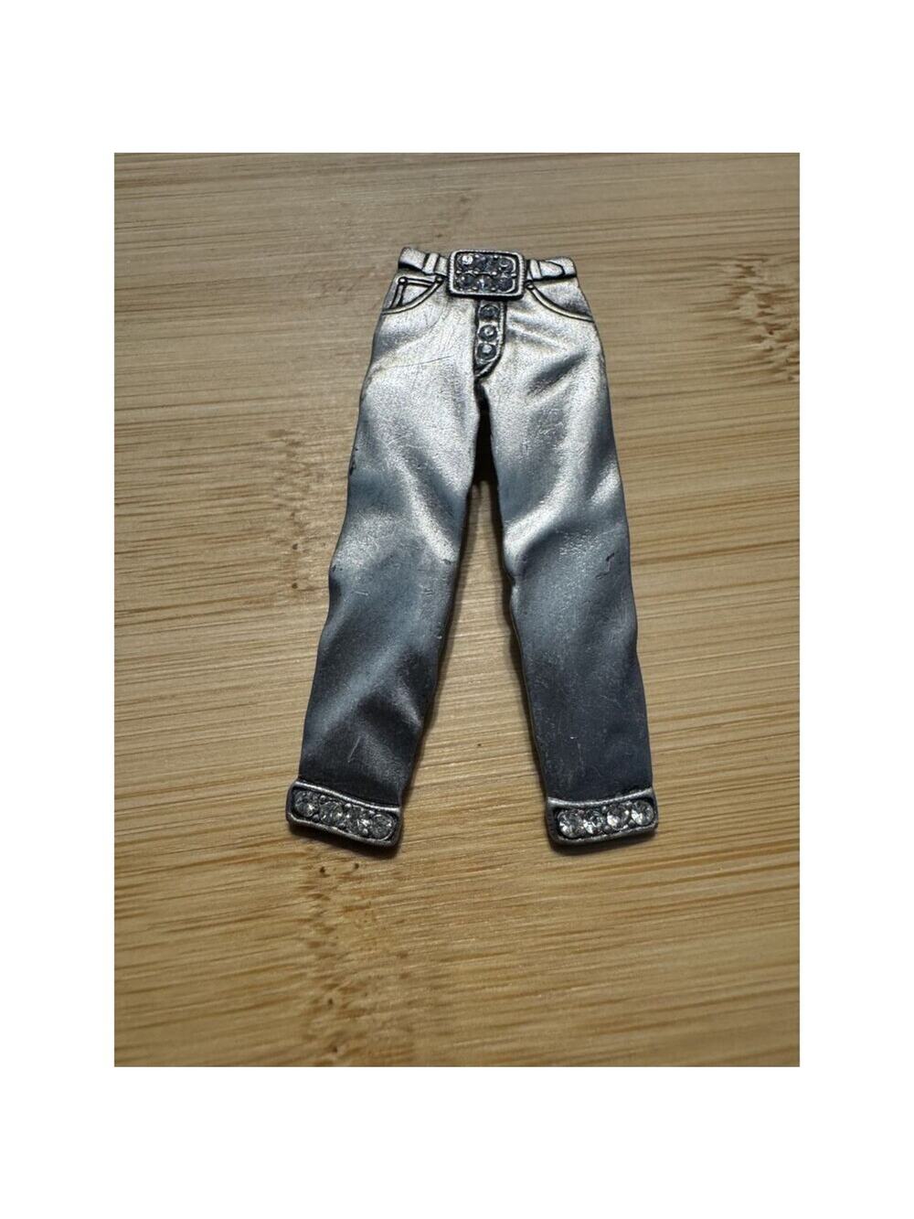 JJ Jonette Jeans with Crystals Brooch